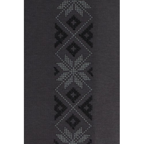 Худи мужская с орнаментом на рукавах