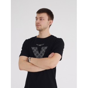 Футболка мужская с вышивкой "У"